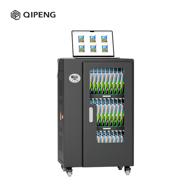 Data Transfer Charging Trolley Tablet Charging Cart Charging Flight Case 30 Pad Education Charging Cabinet Laptop Fast Charging