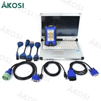 Nouveauté pour NEXIQ 3 USB Link 121054 Outil de diagnostic pour camions USB Link N3 Bluetooth Outil de diagnostic pour camions diesel OBD2 + CFC2 Ordinateur portable