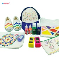 Ensemble de peinture en tissu doux de 14 couleurs, bricolage de haute qualité, projets d'école permanente