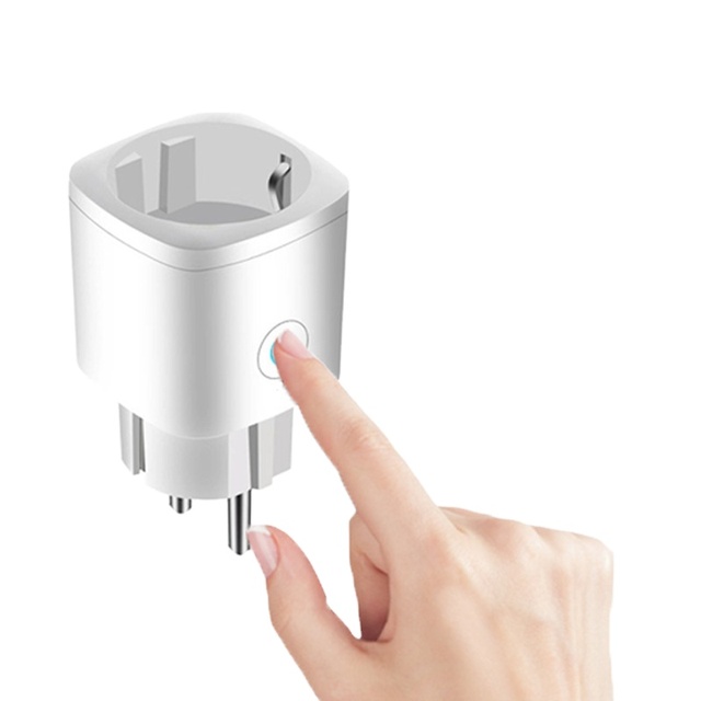 Alexa Wifi Socket Customize Wireless Electrical Timing Mini Individual Control Outlet Power Monitor Tuya Smart Socket Eu Plug