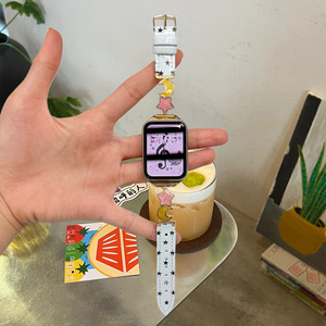 Correa de <span class=keywords><strong>reloj</strong></span> inteligente de metal con diseño de estrella y luna, adecuada para <span class=keywords><strong>Xiaomi</strong></span> 9 Pro, 8 Pro, Redmi 456, superficie brillante de lujo, correa de <span class=keywords><strong>reloj</strong></span> para <span class=keywords><strong>mujer</strong></span> - Product Image 5