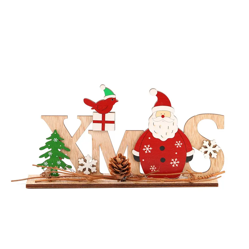 Рождественские деревянные украшения, снег, Ноэль, Счастливого Рождества, украшение для дома, Рождественский Декор, с новым годом