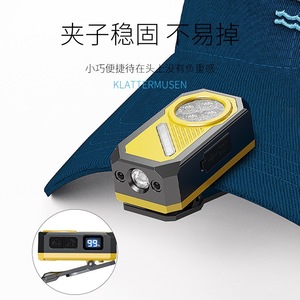 Linterna frontal Smiling Shark TD-0300A recargable con sensor de ondas LED para camping al aire libre - Product Image 2