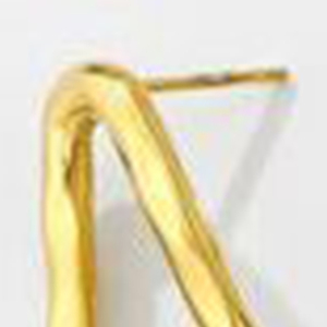 ต่างหูสแตนเลสทรงวงรี ชุบทอง ดีไซน์เรขาคณิตทันสมัย เหมาะสำหรับทั้งชายและหญิง - Product Image 4