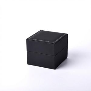 Boîte à montres mécaniques de luxe, boîte à bijoux à couvercle rabattable, boîte rigide en cuir PU, coussin en velours pour montre, estampage à chaud, logo personnalisé OEM - Product Image 6