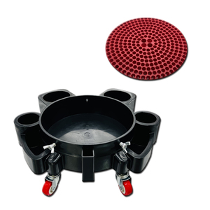 Carro rodante multifuncional para detalles de automóviles Cubo de limpieza <span class=keywords><strong>Dolly</strong></span> Taburete móvil para barriles de tinte de ventana - Product Image 5
