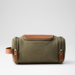 Bolsa de <span class=keywords><strong>Viaje</strong></span> de Fin de Semana para <span class=keywords><strong>Hombre</strong></span> con <span class=keywords><strong>Neceser</strong></span>, Bolsa de Mano para Avión, Estilo Vintage de Lona con Ribete de Cuero, Bolsa de <span class=keywords><strong>Viaje</strong></span> Tipo Duffel - Product Image 3