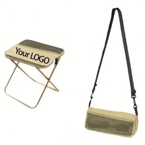 Outdoor Backpack Folding <b>Stool</b> Simple Portable Camping Sports Chair Fishing for Beach and Line up - Product Image 1