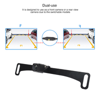 Caméra de Vision nocturne pour véhicule, système de stationnement arrière pour voitures, moniteur étanche, plaque d'immatriculation, cadre