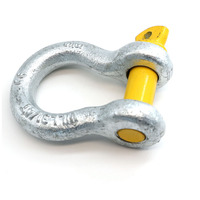 G210 G2150 manille métrique galvanisée à chaud pour levage marin
