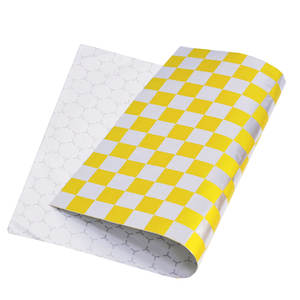 Экологически безопасная одноразовая перерабатываемая пищевая бумага для обертывания гамбургеров и сэндвичей, жиронепроницаемая, с восковым покрытием, для упаковки продуктов. - Product Image 1