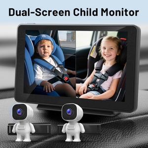 Système de caméra de recul pour bébé avec moniteur 7 pouces IPS, caméra unique à vision large et claire, compatible Android - Product Image 5