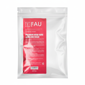 Masque en poudre modelant à la rose FAU Premium Herb 1 kg, traitement de l'acné du visage, peau sensible, nourrissant, fabriqué en Corée, K-Beauty - Product Image 2