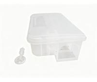 Piège à souris en plastique verrouillable multiple Boîte à appâts pour souris en plastique pour le contrôle des rongeurs pour l'intérieur et l'extérieur
