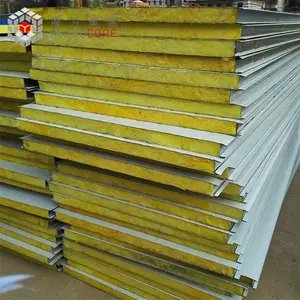 Glass Wool Sandwich Panel Containers Home Glass Wool Insulation 50 mm Glass Wool For Building