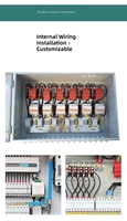 Caja de Distribución Solar Metálica con Nivel de Protección IP65 para Sistemas de Energía Solar