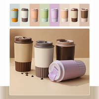 Mug à café isotherme en acier inoxydable 304 de haute qualité à faible MOQ, double paroi, avec couvercle de boisson, pour le bureau et la maison