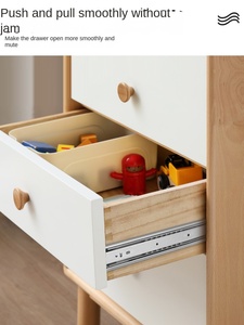 Đồ Nội Thất Tủ Bếp 45Mm Thép Không Gỉ Đầy Đủ Mở Rộng 3 Lần Bóng Mang Kính Thiên Văn Kênh Ngăn Kéo Trượt S4501 - Product Image 5