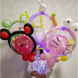 Netflix Bobo <span class=keywords><strong>Balloon</strong></span> mô hình nổ mới với đèn dạ quang trẻ em mô hình hoạt hình gói Vật liệu bóng bay - Product Image 3