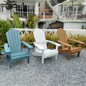 Wholesale High Quality Waterproof Outdoor Garden Chair For Adults Plastic wood Adirondack Chairs Folding