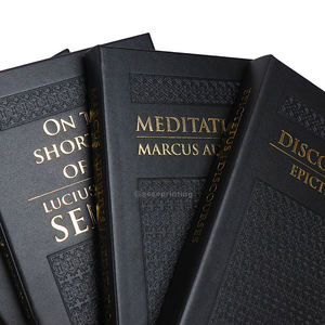 Custom Leather Hardcover <b>Book</b> Printing Gold Sprayed Edge Special Edition <b>Books</b> OEM ODM Manufacturer Guangzhou China - Product Image 5