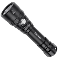 Lampe de plongée sous-marine rechargeable WK20S puissante, 2000 lumens max, LED HD SST40, 4 modes, étanche IPX8
