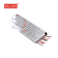 Alimentation à découpage pour LED à pression constante, entrée CA 100V-264V, sortie simple, boîtier aluminium, IP20 intérieur, garantie 2 ans