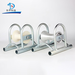 Carro de Cable Recto Montado en el Suelo con Tubo de Acero, Ruedas de Nailon y Aluminio, Bandeja de Cable Plana - Piezas de Transmisión de Energía - Product Image 3