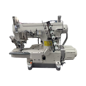 Machine à coudre RONMACK RM-600D-01UTQ à lit plat, triple aiguille, 5 fils, moteur haute vitesse, pour usage en usine de confection, point interlock - Product Image 1