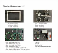 Máquina de Bordado Computarizada Profesional de Alta Calidad, 2 Cabezales, Automática para Gorras 3D, Camisetas, Logos Planos y Gorras