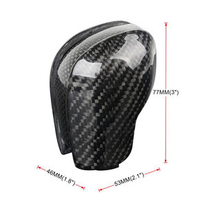 Funda de Palanca de Cambios de Fibra de Carbono para VW Golf 7 MK7 Jetta MK6 GLI Passat B8 CC Tiguan MK2 <span class=keywords><strong>Polo</strong></span> Tuning Interior - Product Image 3