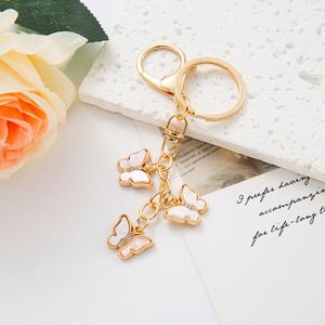 Butterfly Charms <b>Keychain</b> Beautiful Hotsale Acrylic Rhinestone Butterfly Keyring Purse Bag Accessories - Product Image 5