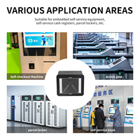 Module de scanner de codes-barres EM25 compact à longue portée pour l'authentification des passagers dans les métros