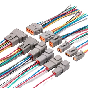 डीटीएम मोटर मोटर वाहन कनेक्टर डीटीएम 2 पी-12 पिन वाटरप्रूफ पुरुष प्लग 15 सेमी वायर हार्नेस - Product Image 1