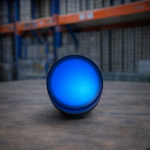 Lampu Pilot Sinyal Asli Schneiders 22mm 12v 24v 220v 110v 120v Led Merah Biru Hitam Panel Daya Lampu Indikator Led XB2BVB6LC - Product Image 4