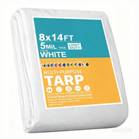 Bâche industrielle en polyester tricoté uni 100 % personnalisée en usine, imperméable et résistante à la pluie, avec revêtement PE, pour l'extérieur