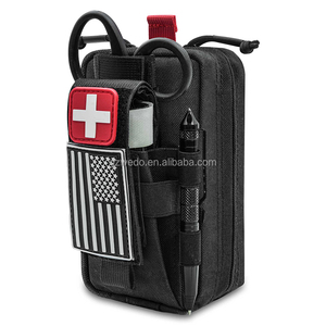Pochette médicale tactique personnalisée IFAK, porte-tourniquet MOLLE, trousse de premiers soins d'urgence en plein air, pochette imperméable, sac à outils utilitaire EDC - Product Image 1