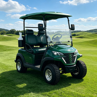 Voiturette de golf de luxe 4 places 72V certifiée DOT avec configuration de couleur de carrosserie personnalisable et espace de coffre arrière personnalisable