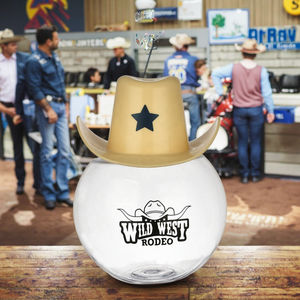 Hete Aanbieding 24oz/700ml Kerst Halloween Dag Herbruikbare Plastic Bekers Plastic Cowboy Drinkbeker met Deksel en Rietje voor Promotie - Product Image 1