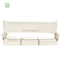 Canapé-banc marin pliable 3 places de luxe Dorham Yacht, couleur personnalisée, pour bateau ponton