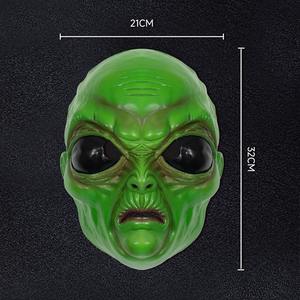 새로운 코스프레 의상 헤드 액세서리 파티 헤드 기어 할로윈 재미있는 녹색 외계인 RP 폼 헤드 기어 - Product Image 4