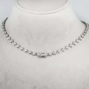 Collar de Diamantes en Forma de Pera de Oro Blanco de 14K, Joyería de Lujo para la Noche, Disponible a Buen Precio, de Proveedor Indio - Product Image 2
