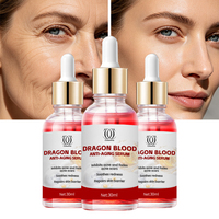Sérum Visage Anti-Âge au Collagène Dragon Blood, Niacinamide, Acide Hyaluronique, Réparateur, Raffermissant, Céramide pour les Rides et Ridules