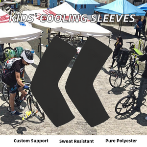 Manchons de bras d'été pour cyclisme en extérieur, respirants en polyester, protection solaire, pour hommes et femmes, motif gâteaux glacés, anti-chaleur - Product Image 2