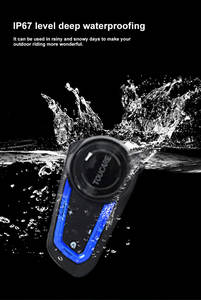 Casque intelligent TOUCARE V10 avec casque Bluetooth, commande vocale, étanche, réduction de bruit, longue autonomie de la batterie, interphone multi-utilisateurs - Product Image 6