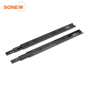 Glissières de tiroir de placard SONEW de 42 <span class=keywords><strong>mm</strong></span> de largeur, fermeture douce, extension complète, rail caché, glissière de tiroir <span class=keywords><strong>à</strong></span> billes pour cuisine - Product Image 2