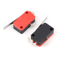 Micro-interrupteur JC-KW06 6A 250V NO NC à 3 broches, contact en argent, boutons fournis par des fabricants chinois