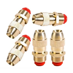 Garden Patio Greenhouse Brass Misting Nozzles 1/2 Inch High <b>Pressure</b> Spray Mister Nozzles Adjustable Misting System Nozzle - Product Image 2