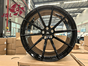 ล้อแม็กซ์อะลูมิเนียมฟอร์จแบบโมโนบล็อกสั่งทำพิเศษ ขนาด 16"-24" 5x112/108/114.3 ET20/25 มม. ลายหลายก้าน สีเทากันเมทัล ผิวปัดเงา - Product Image 4