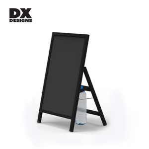 DX Designs-<span class=keywords><strong>Tableau</strong></span> <span class=keywords><strong>noir</strong></span> en alliage d'aluminium avec cadre pour <span class=keywords><strong>menu</strong></span> de table, bar, café, trottoir - Product Image 1